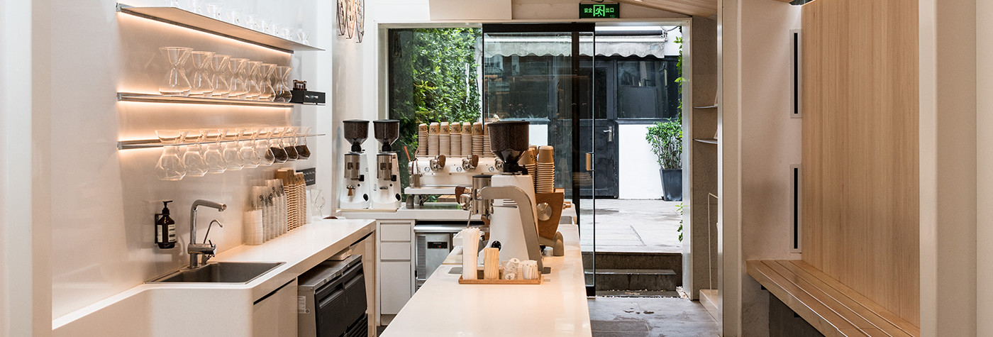 Percent Arabica iced latte Shanghai