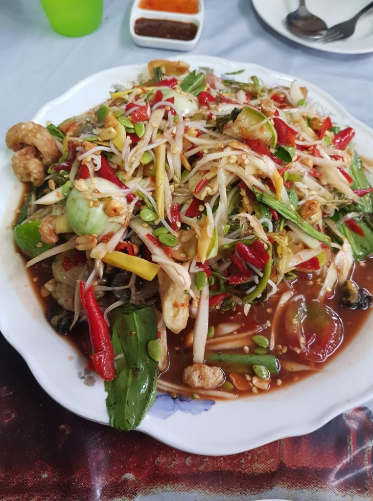 Som Tam Nua papaya salad