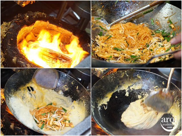 Thip Samai pad thai wrapped in egg